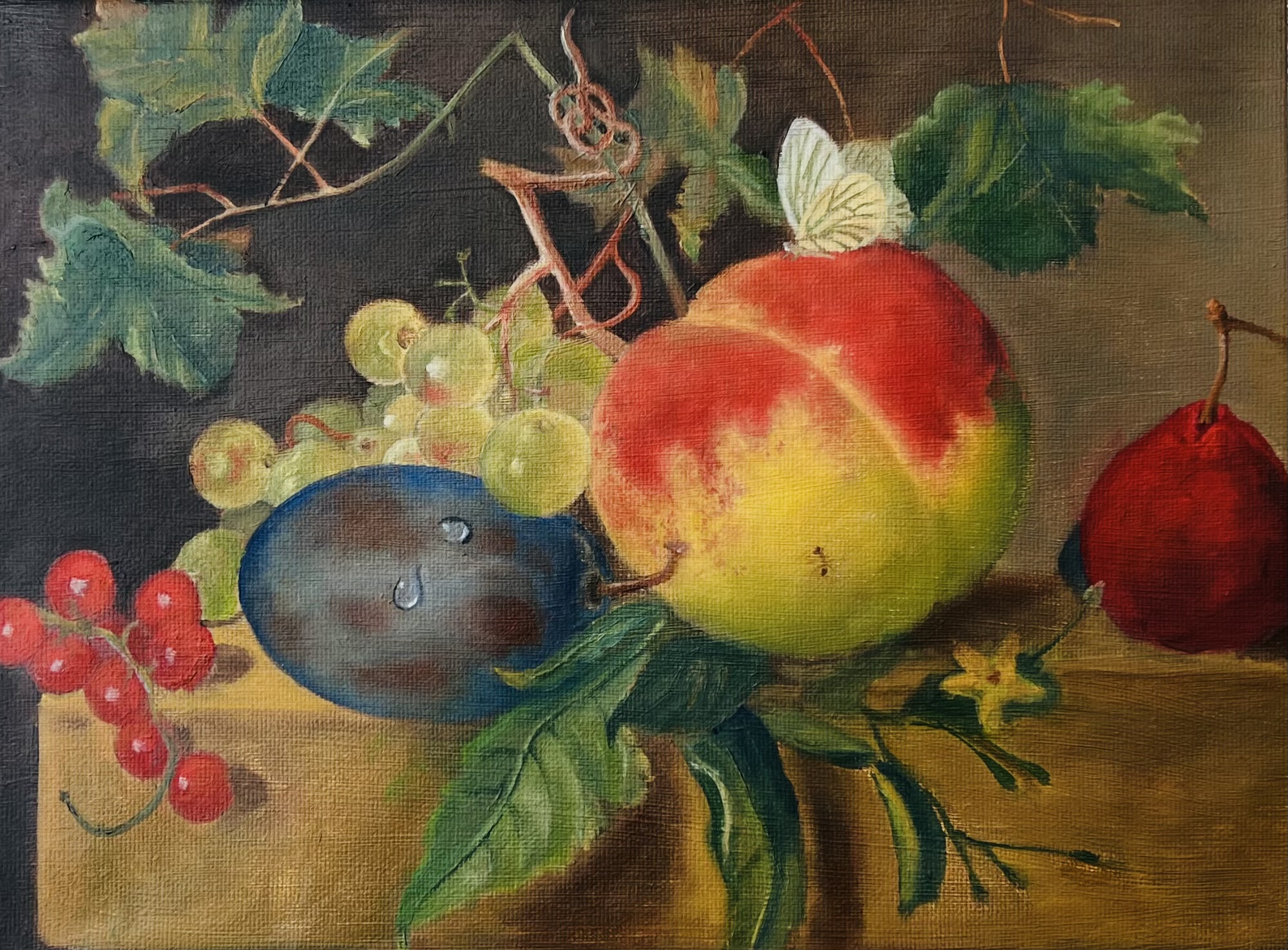 Stilleven met Fruit naar Jan van Huysum
